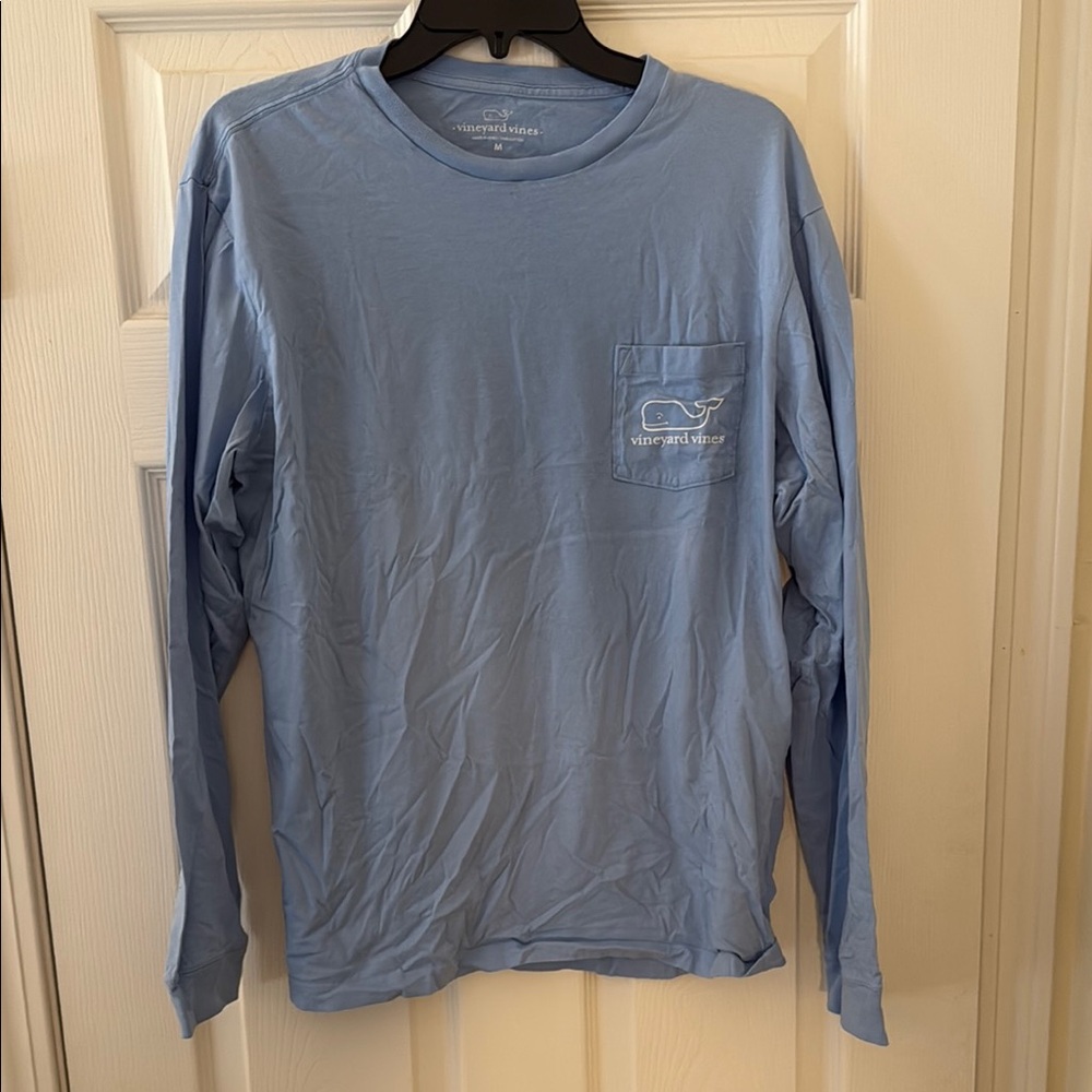 Vineyard Vines Men's Blue Long Sleeve Shirt